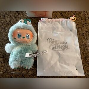 Authentic POP MART Big Into Energy Plush Monster - Mint Green Serenity